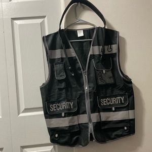Security uniform with real thick belt, extra large